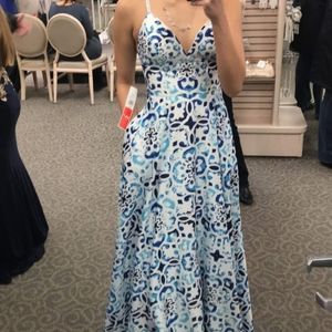 Betsy Adam full length formal dress